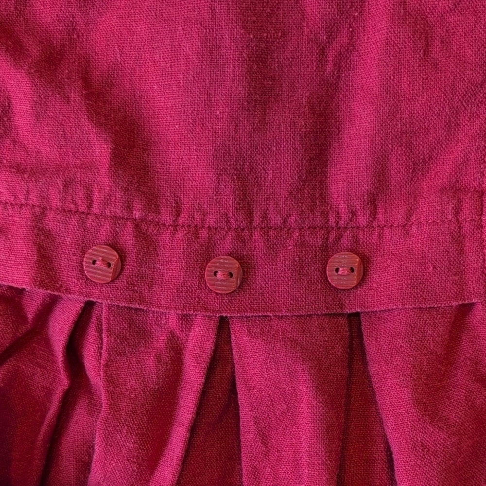 Red Button-Up Shirt - Picture 7 of 7